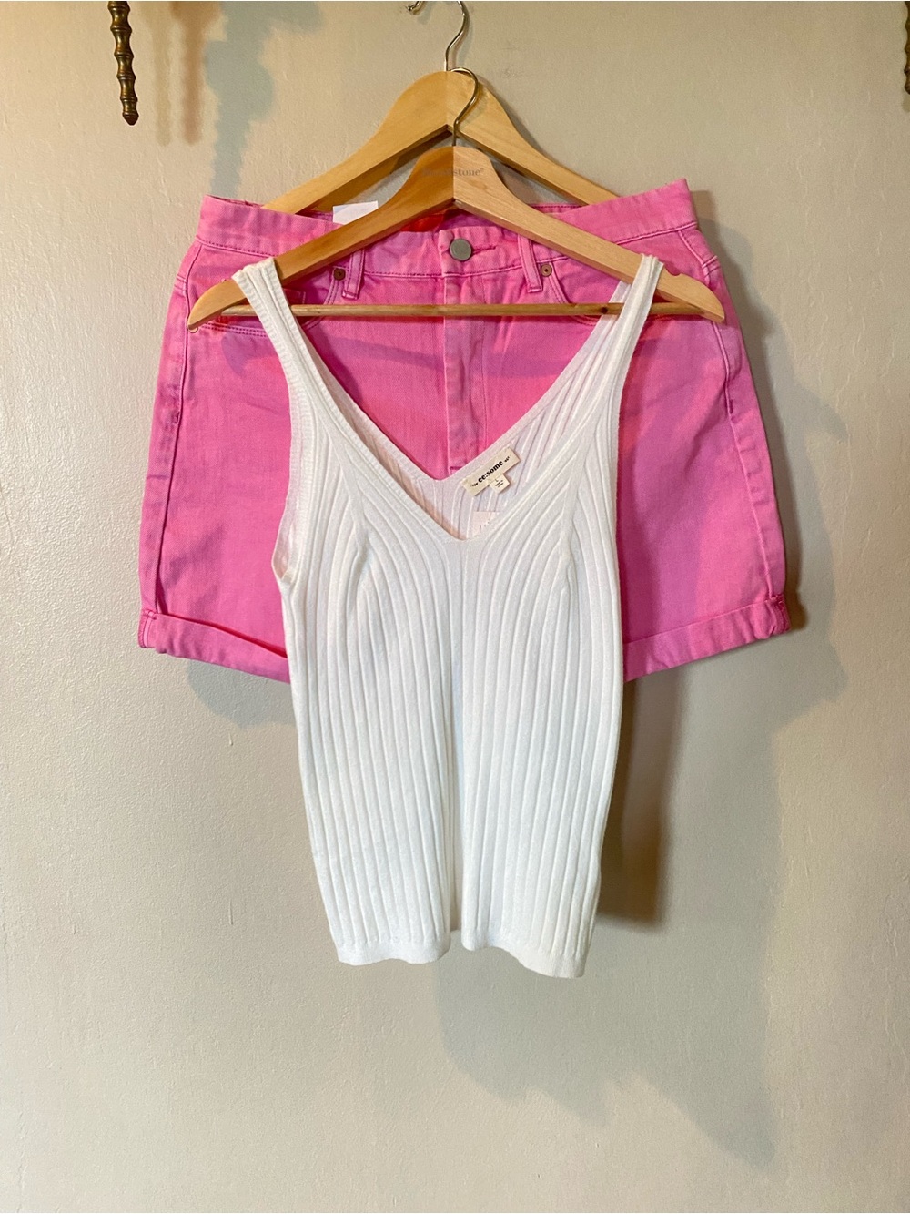 NYC shorts V-Neck Top- bundle